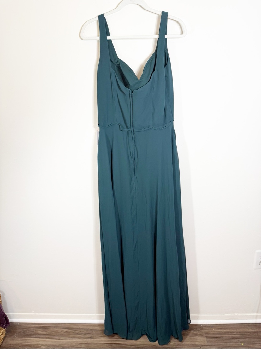 NWT Kennedy Blue Haley Bridesmaid Dress Forest Green Size 14 - Picture 4 of 11